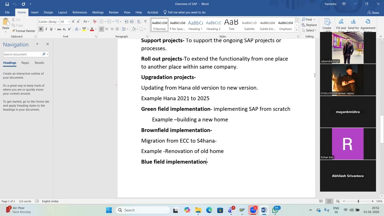 SAP MM/HANA Introduction to SAP.