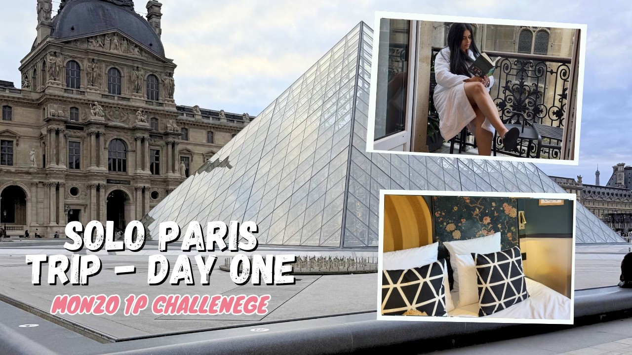 Solo Trip to Paris 🇫🇷  | Eurostar + Dandy Hotel & Kitchen | Monzo 1p Savings Challenge 💰
