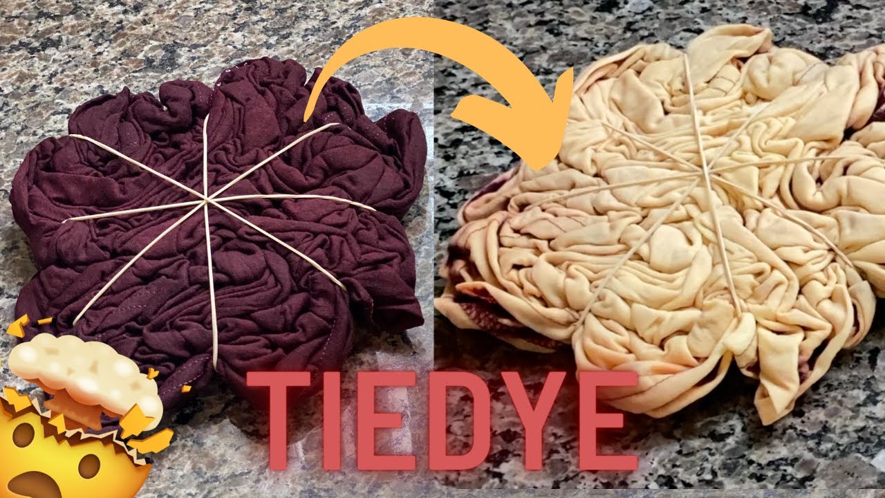DIY How to Tie-Dye with bleach 2 super easy to follow methods for beginners | Tutorial ASMR