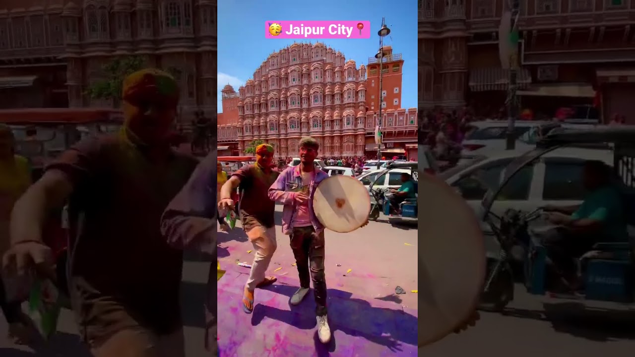 Holi festival in Jaipur📍|| Holi viral vedio￼ #holi #Jaipur #holisong #tranding #trand #viral #fun