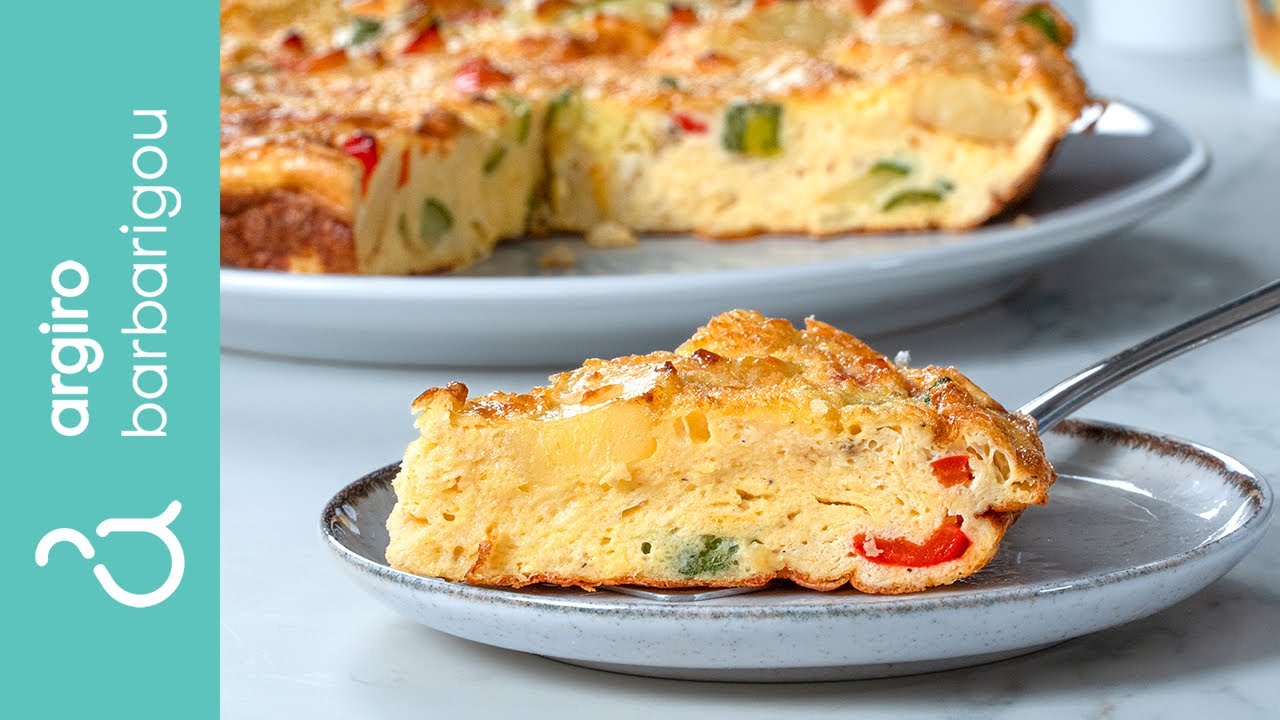Ομελέτα φούρνου με πατάτες | Αργυρώ Μπαρμπαρίγου