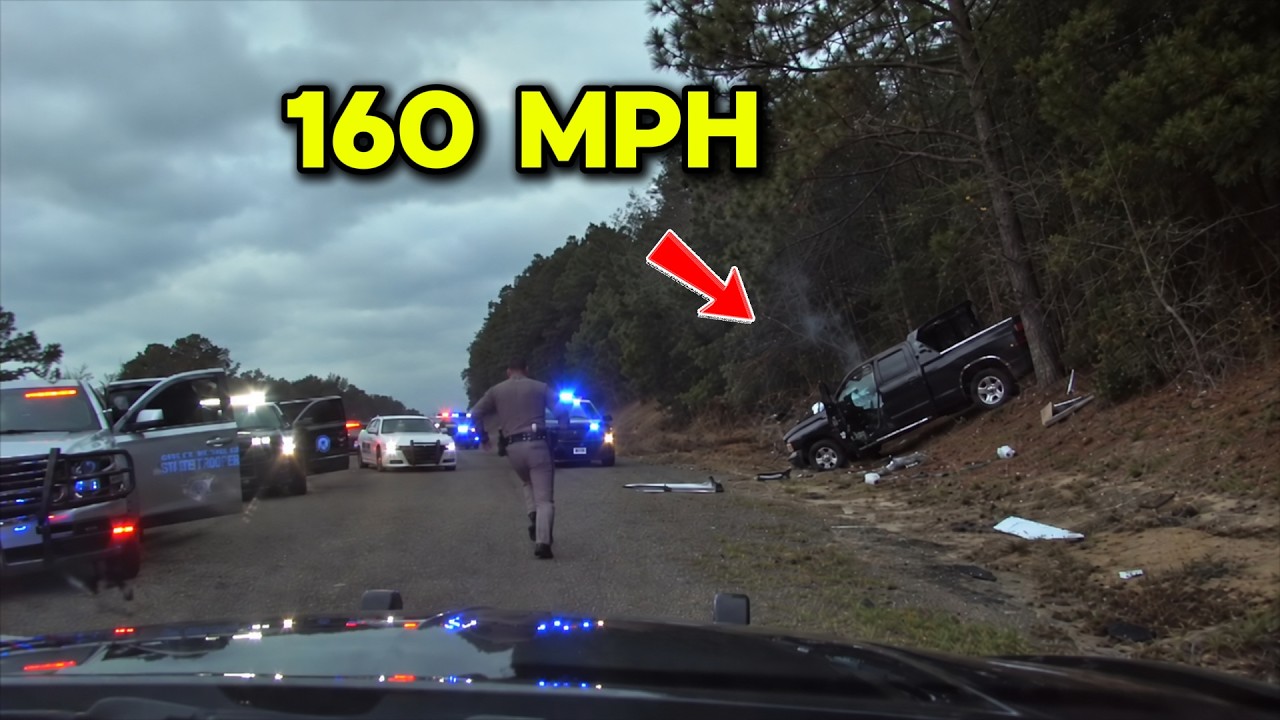 Most Dangerous High Speed Police Chases Caught on Dashcam &mdash; That Feel Like an Action Movie #72