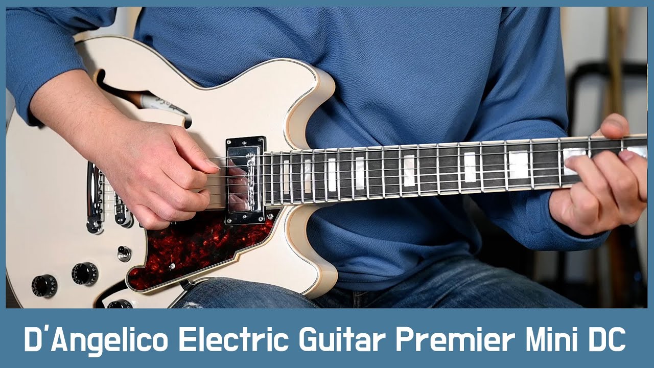[투데이스기어] D'Angelico 일렉기타 Premier Mini DC (디안젤리코/프리버드/TODAYSGEAR/ES339/세미할로우바디)
