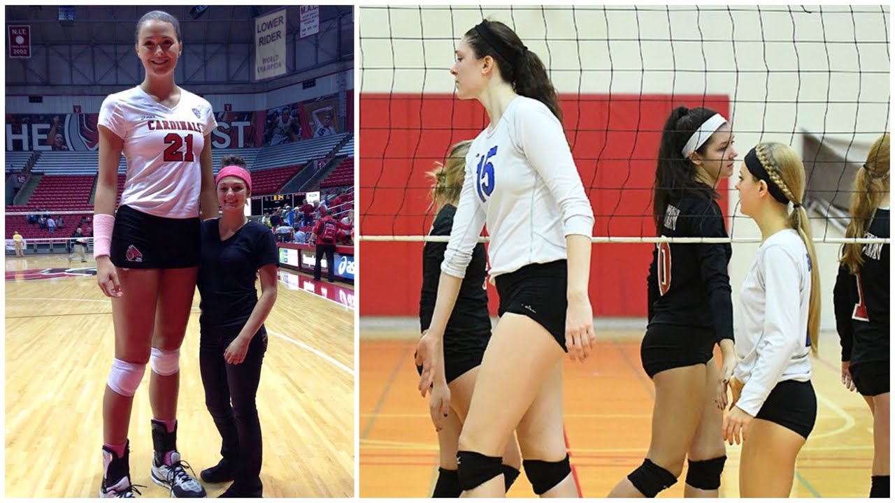 207cm Tall Volleyball Player Dana Rettke (HD)