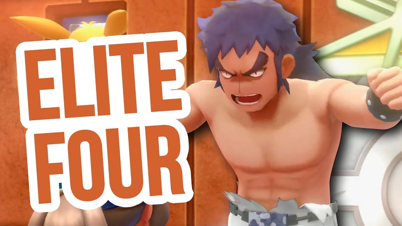 BATTLE BRUNO - FIGHTING TYPE ELITE FOUR! Pok&eacute;mon Let's Go