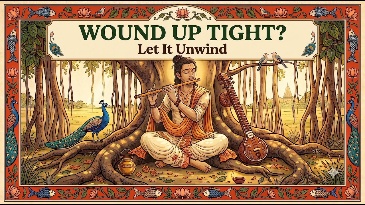 Shoulders Still Tense Tonight? 🕊 | Raag Yaman Kalyan inspired Sitar & Bansuri 174Hz for Deep Calm