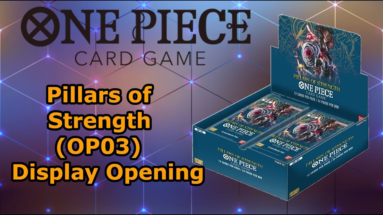 One Piece Pillars Of Stregth Display Opening (OP03)  One Piece Card Game Deutsch / German