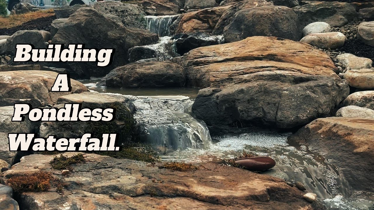 Building a Pondless Waterfall
