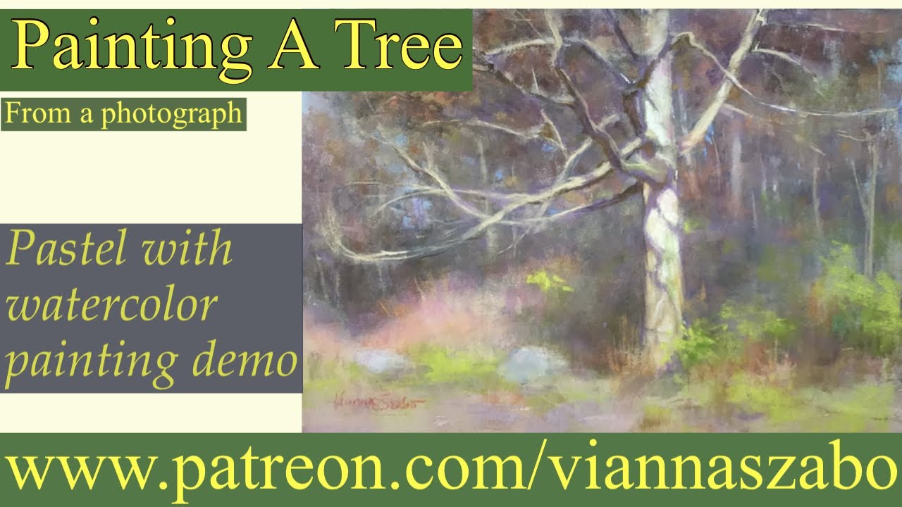 Pastel Demo: Painting A Tree