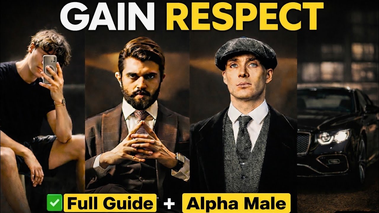 Gain Respect like an Alpha male. Full guide to command respect 