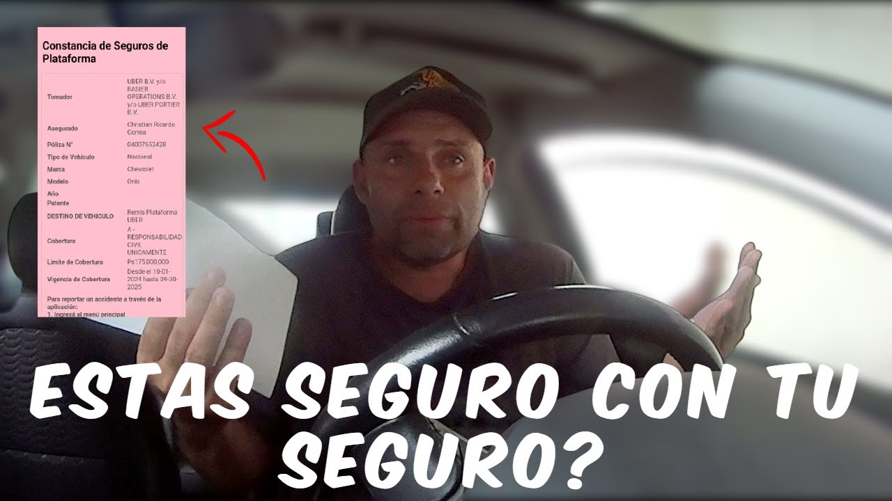 QUE SEGURO NECESITO PARA UBER Y DIDI ¡UNA INCÓGNITA!