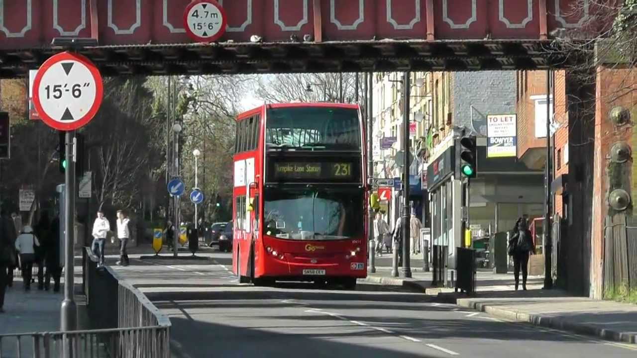Buses around Enfield Town and Enfield Chase 4th March 2014