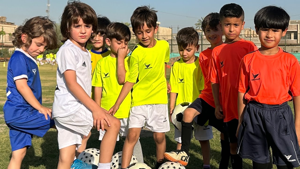 جانب من تمارين عبودي وحمودي في آكاديمية الربيع اليوم