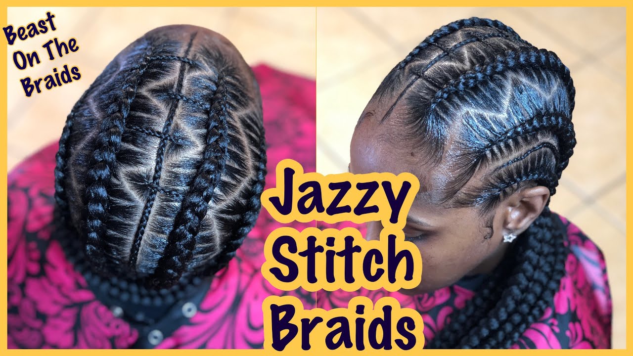 #71. ZIG ZAG STITCH BRAIDS FEEDIN BRAIDS