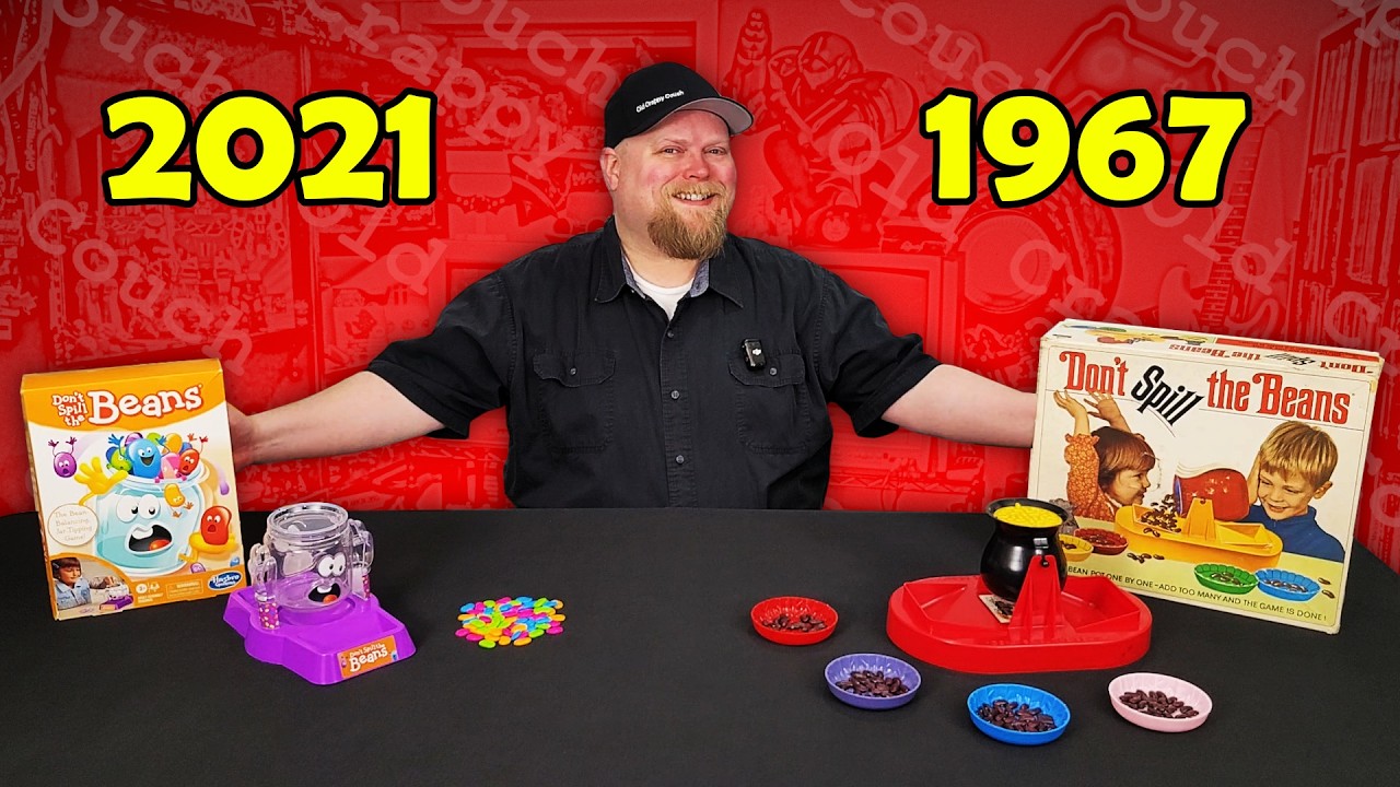 Don't Spill the Beans Retro Board Game Review - Schaper (1967) vs. Hasbro (2021)