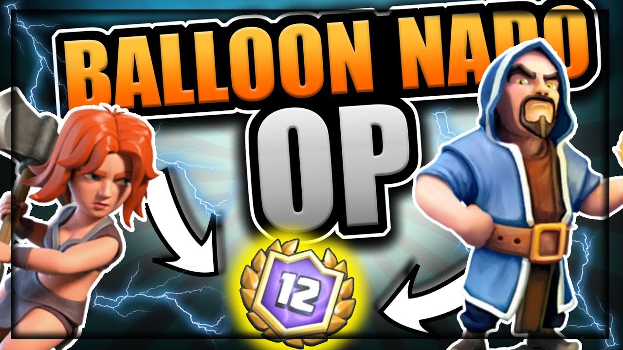 VALKYRIE & WIZARD IS TOO GOOD?! TRY IT WITH BALLOON OP FOR 12 WINS !!!