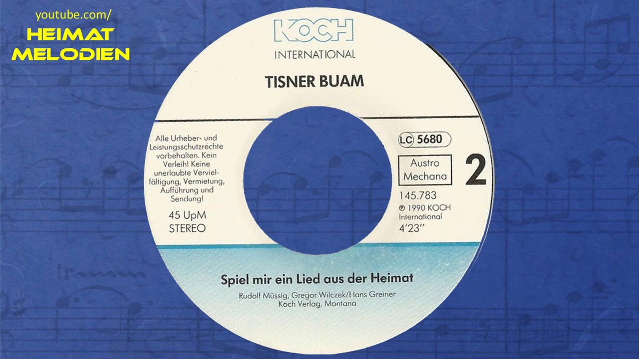 Tisner Buam - Spiel mir ein Lied aus der Heimat (1990)