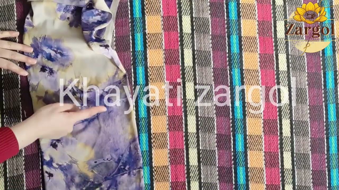 آموزش برش لباس بچگانه مدل تکدار