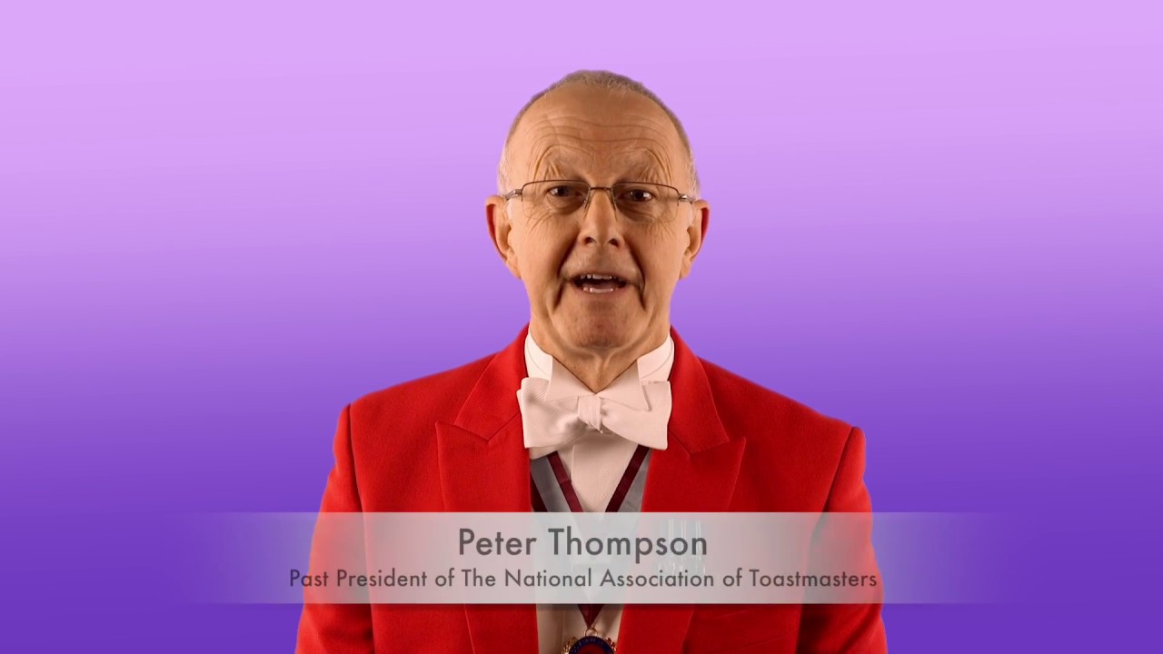 Peter Thompson Toastmaster