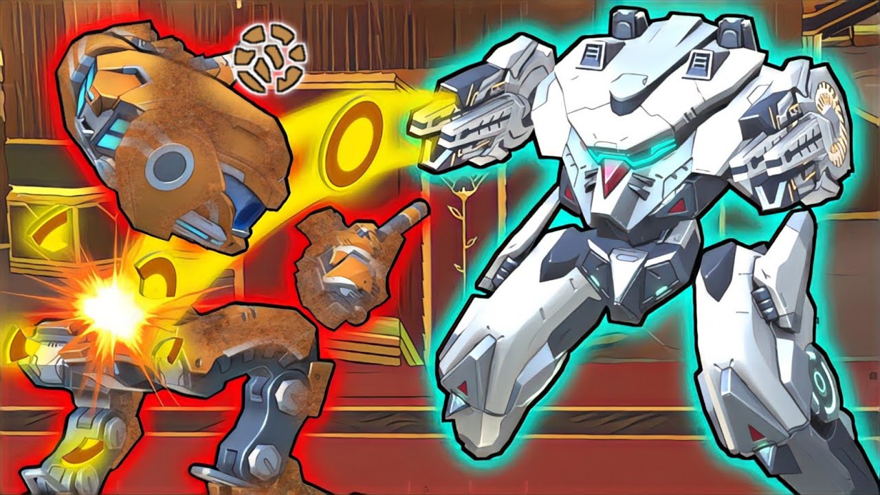 Disc Launcher 16 REDOX , Mech Arena funny video