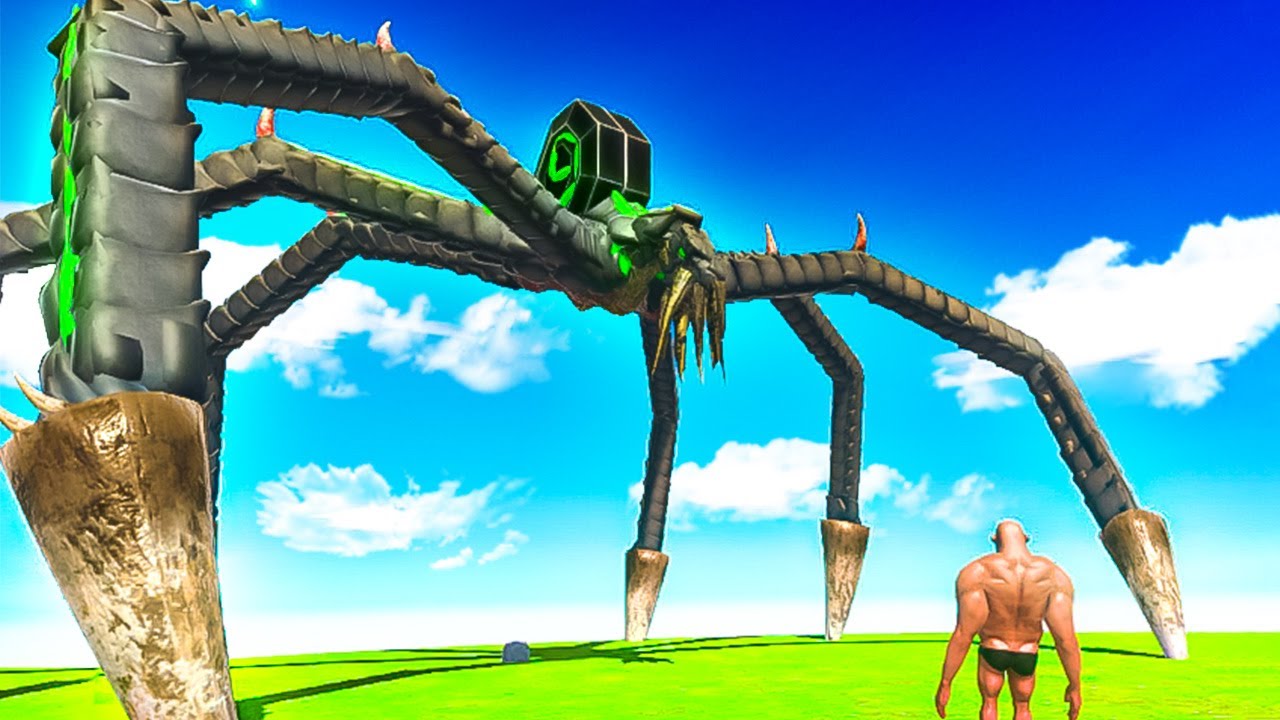 Is GIANT MECH SPIDER The End of GODZILLA? - Animal Revolt Battle Simulator