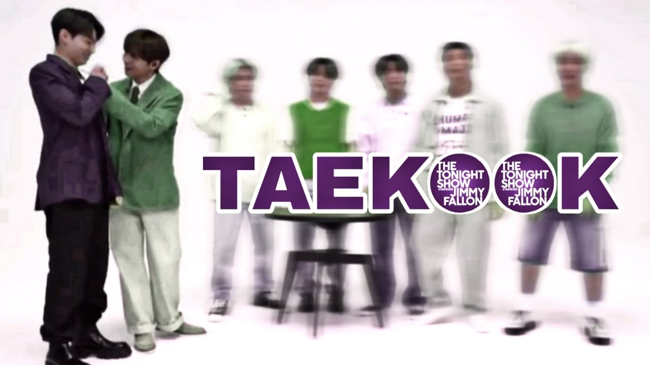 taekook moments (the tonight show jimmy fallon 2021)