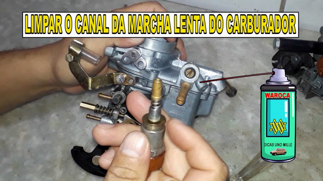 #LIMPAR O CANAL DA #MARCHA LENTA