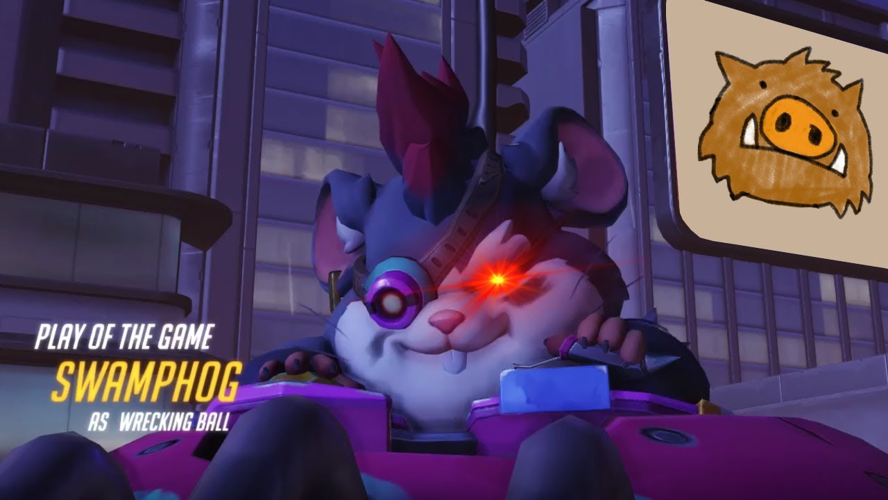 Overwatch - Wrecking Ball - Boop Montage