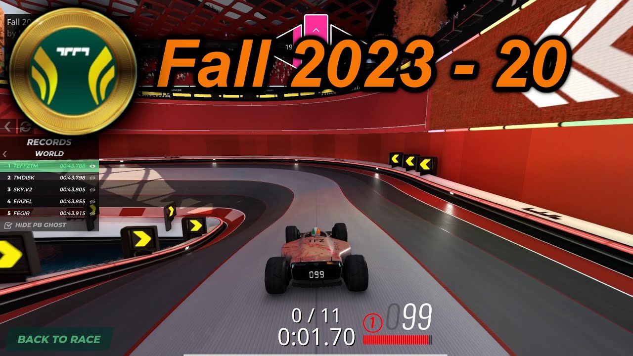 Fall 2023 - 20 Author Medal | Trackmania 2020 - GPS - WR | 2023 Fall Campaign