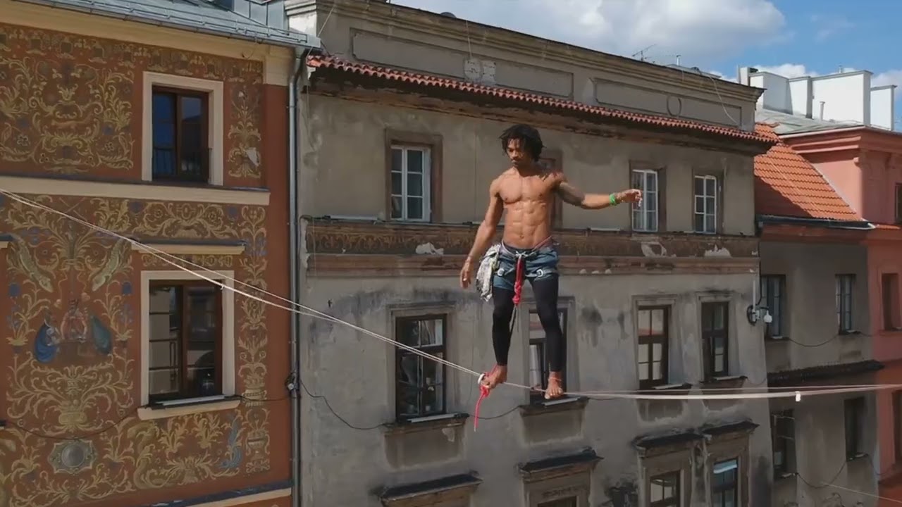 **SayPro Sky High Balance Extreme Urban Slacklining by SayPro