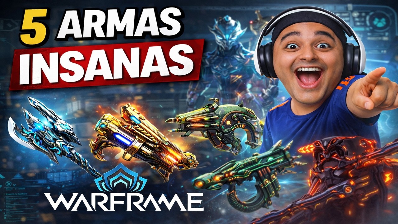 🇧🇷[2026] WARFRAME | 5 ARMAS INSANAS QUE VOCÊ PRECISA TER EM 2026 | PRIMÁRIAS E SECUNDÁRIAS