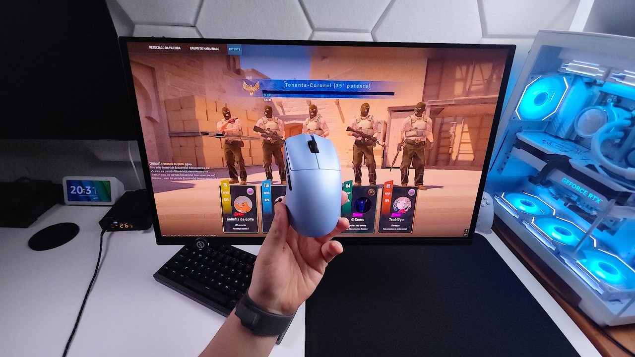 Rumo 30k no CS2 com OLED 360hz e meu novo mouse do Aliexpress! ATK F1 V2 Unboxing