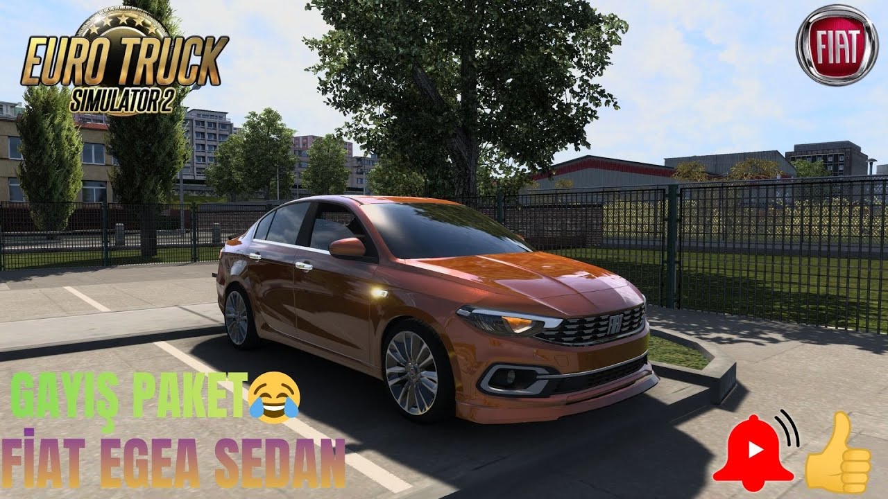 ETS2'DE EZBER BOZAN MOD!  Fiat Egea ile Şehirler Arası Yolculuk #fiat egea #egea sedan #ets2 türkiye