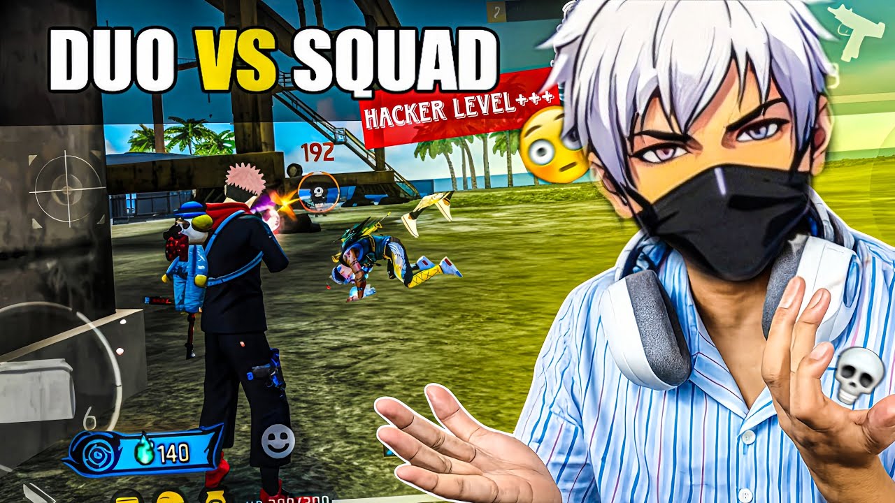 DUO VS SQUAD LIKE A HACKER 🔥 OLD FIRE FIRE LEGEND MUST WATCH ☠️ -GARENA FREEFIRE 