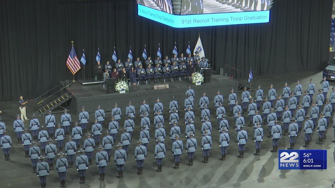91st Massachusetts State Police Recruit class graduates