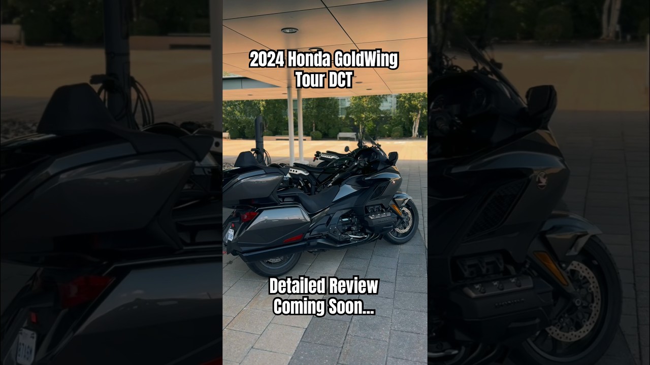The ultimate luxury touring motorcycle... The 2024 Honda GoldWing Tour DCT... #hondagoldwing #honda