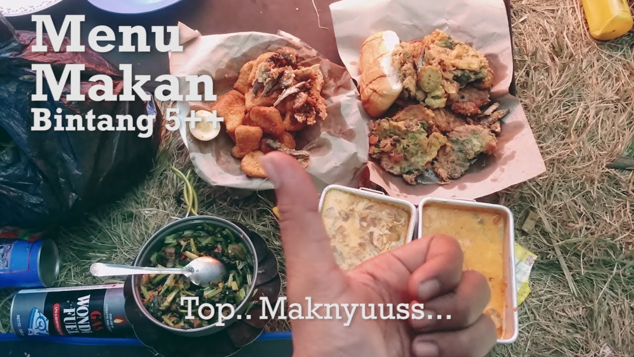 Menu masakan yang enak waktu di alam 