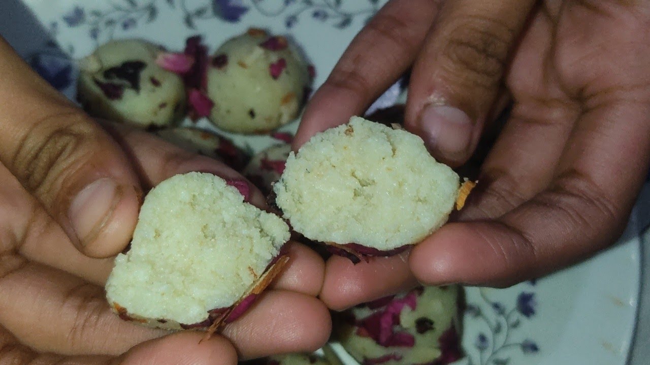 Instant Rose Malai Laddu for festival very easy recipe🤤👍🏻.