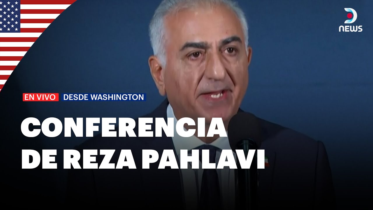 🇮🇷 Reza Pahlavi, el príncipe heredero de Irán, brinda una conferencia pública desde Washington