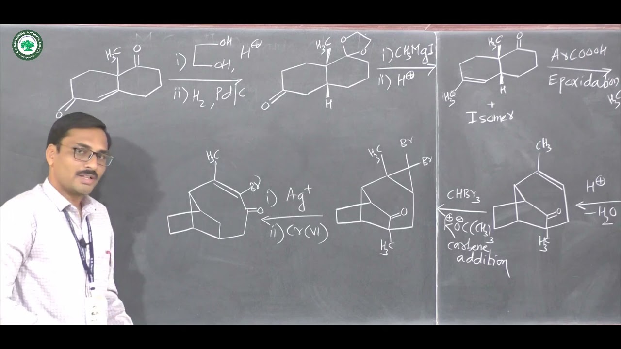 M.Sc.II(Org. Chemistry) || Topic: Synthesis of Longifolene || By Prof. Bankar D. B.