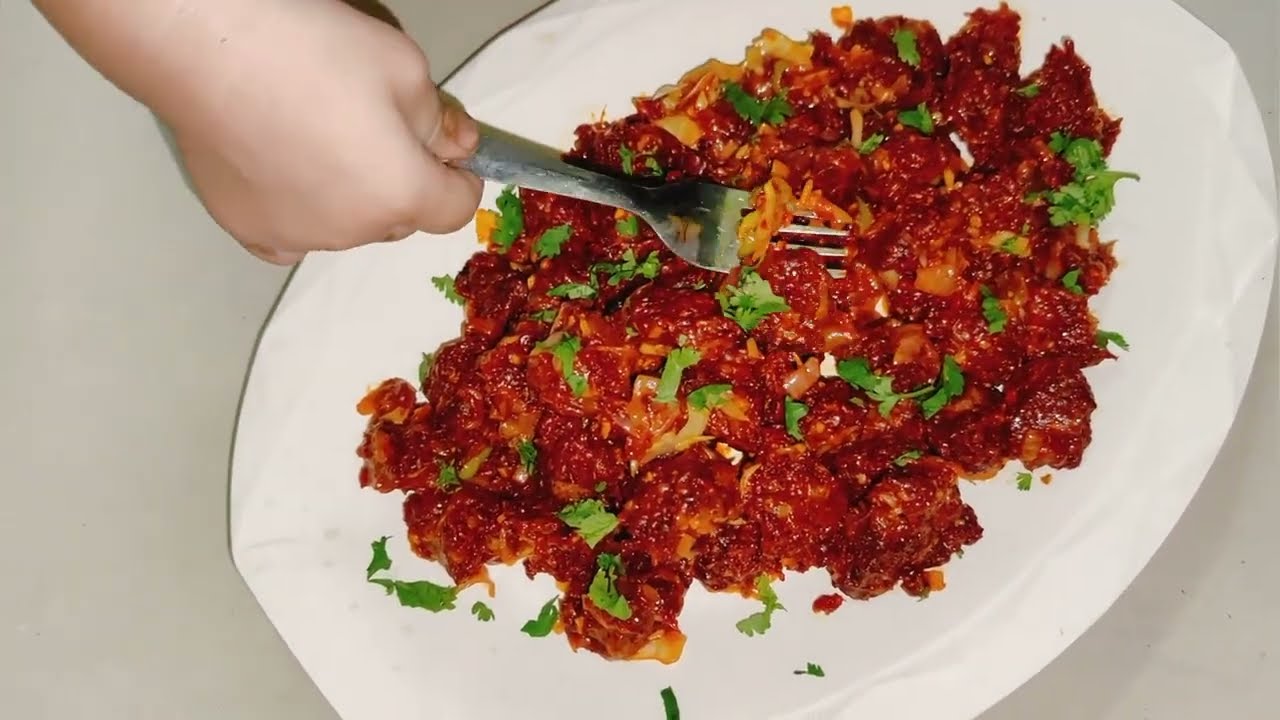 Study special veg manchurian recipe by zaika with kitchen 