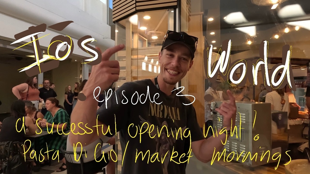 Iōs world episode 3: pasta di gio/market mornings.