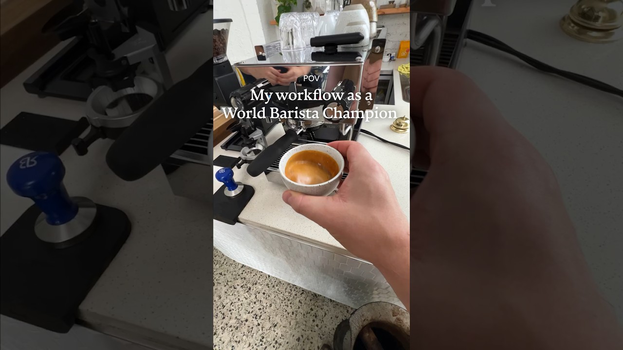 The World&rsquo;s Best Barista makes a coffee