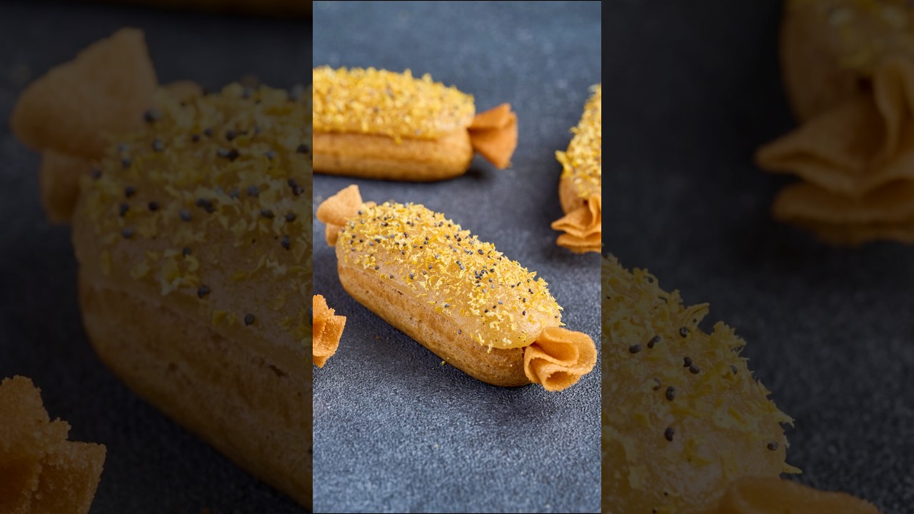 Эклеры в форме конфет: сладкие, пикантные и хрустящие🍋 Полный рецепт в книге &laquo;Вкус осени&raquo; &mdash; ссылк...