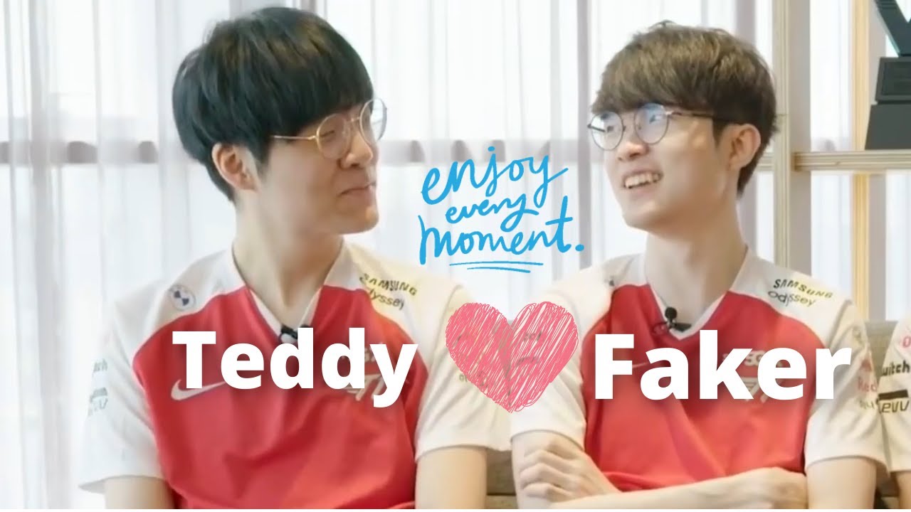 Faker enjoys his every moment with Teddy ❤️ Faker x Teddy - T1 2019 - 2021 | Thank you Teddy