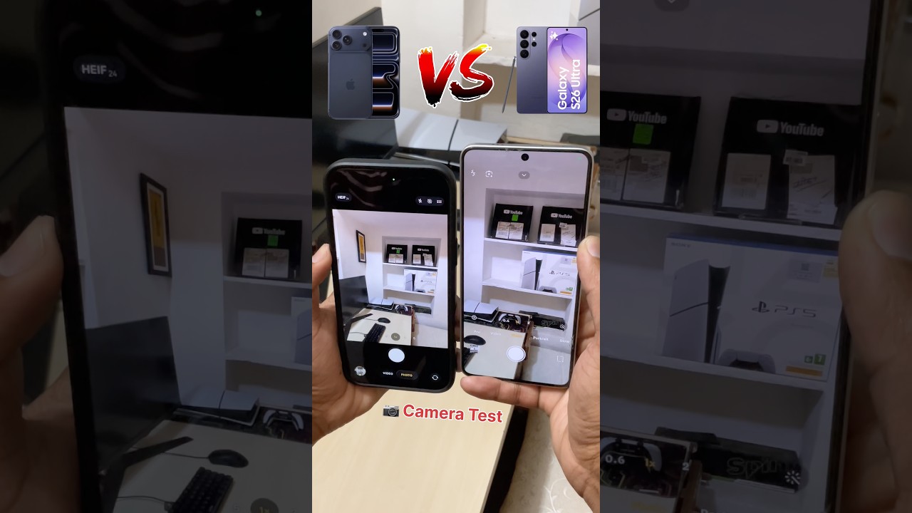 SAMSUNG S26 Ultra vs iPhone 17 PRO MAX 👿 Camera Test💀 Who Will Win ? #shorts #samsungs26ultra #ff