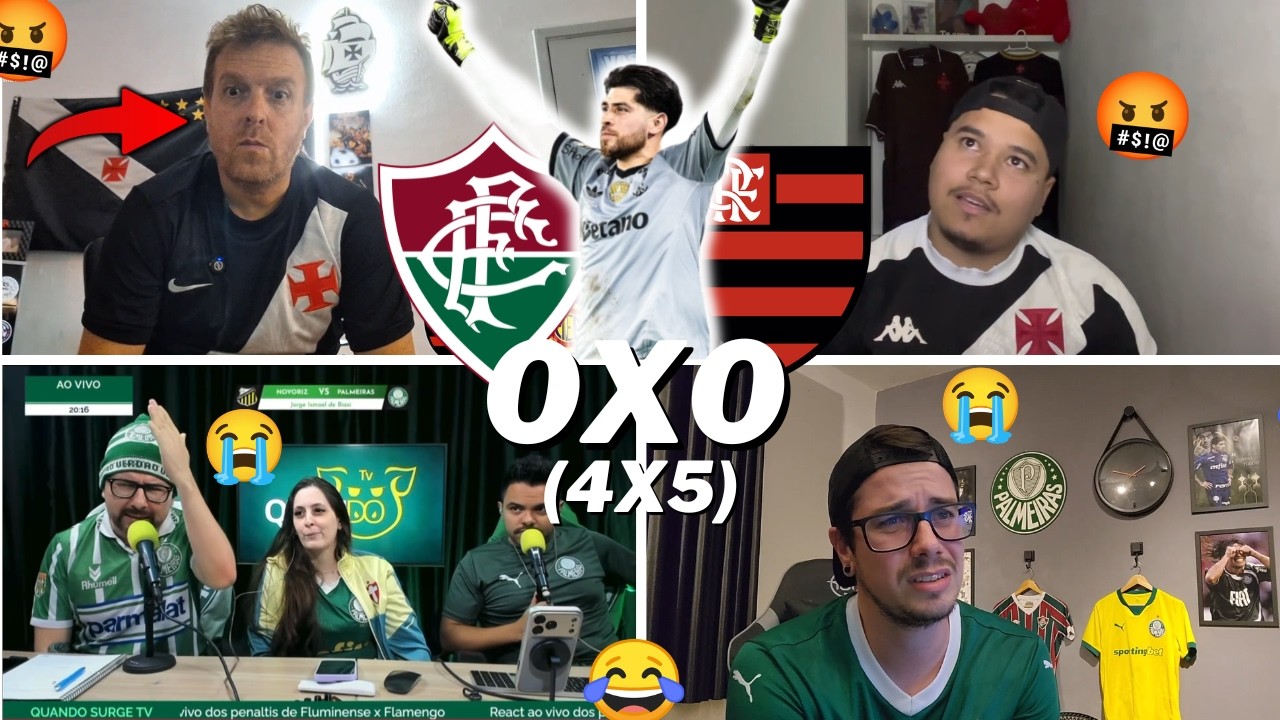 REAÇÕES DOS RIVAIS SECANDO O MENGÃO TRI CAMPEÃO CARIOCA | FLUMINENSE 0 (4X5)0 FLAMENGO- VAMOS RIR KK