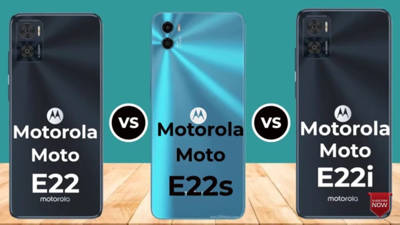 Motorola Moto E22 VS Motorola Moto E22s VS Motorola Moto E22i @smartphonebox5g