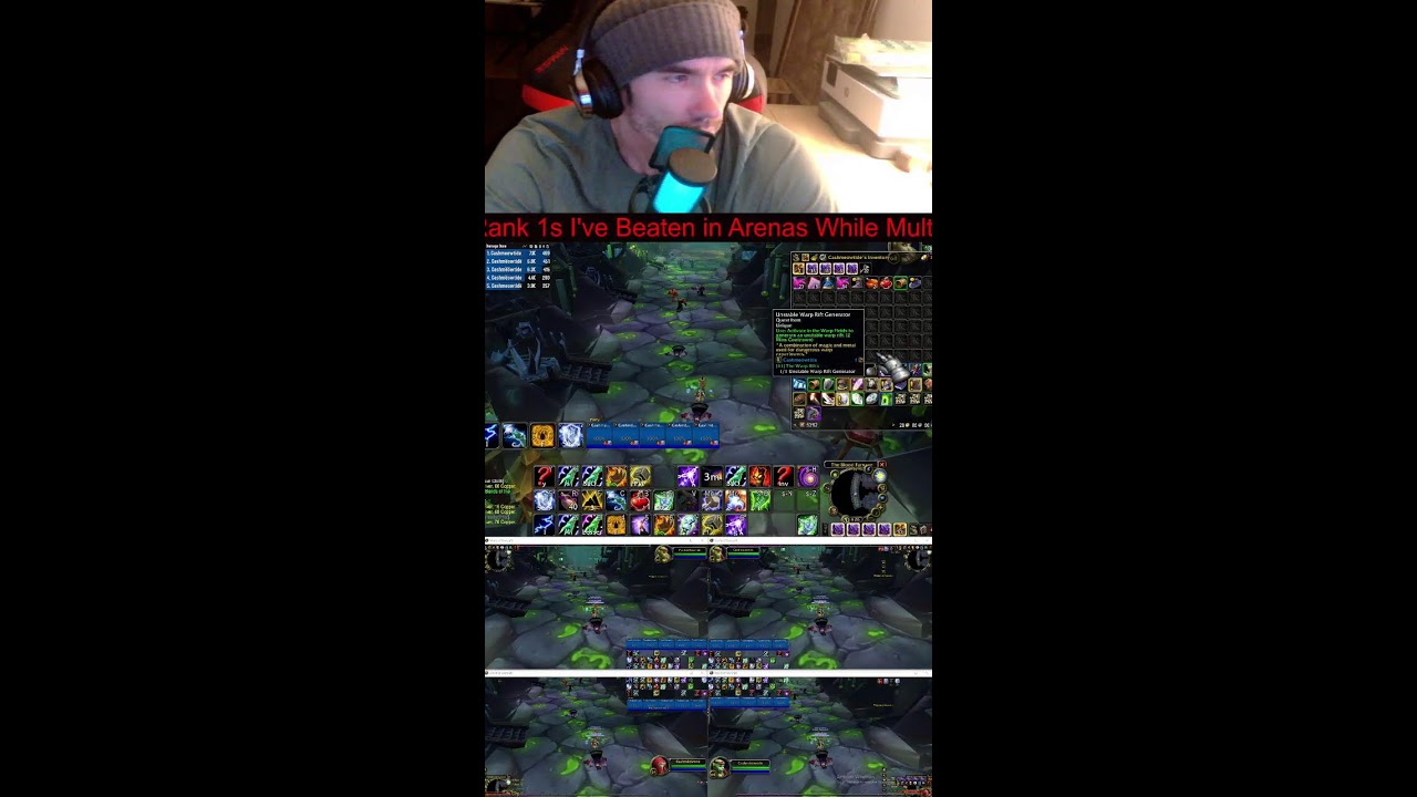 Manually Multiboxing 5 Elemental Shamans (64) | TBC! (Portrait)