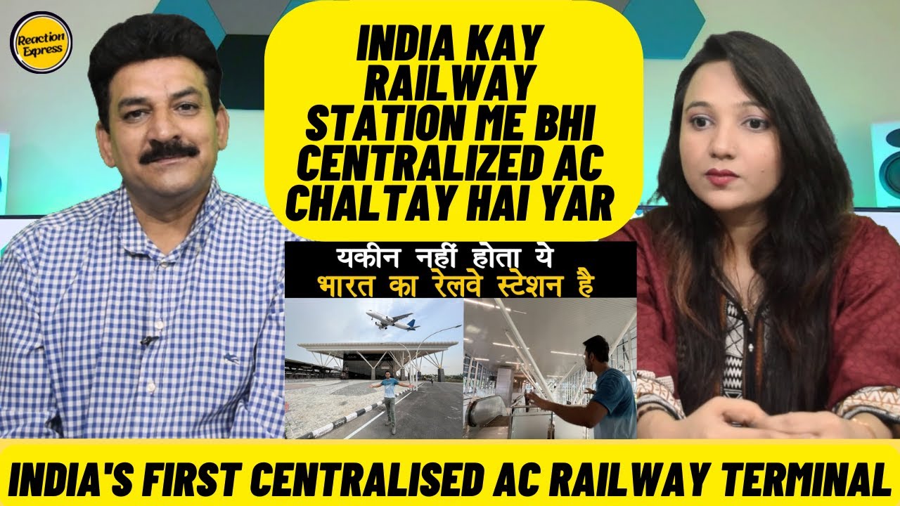 Pak Reaction to India's first centralised AC railway terminal